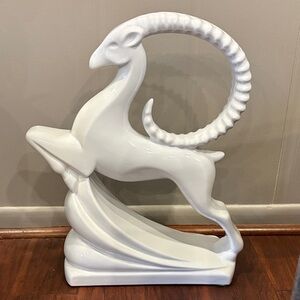 Vintage Royal Haeger 19” Leaping
Gazelle